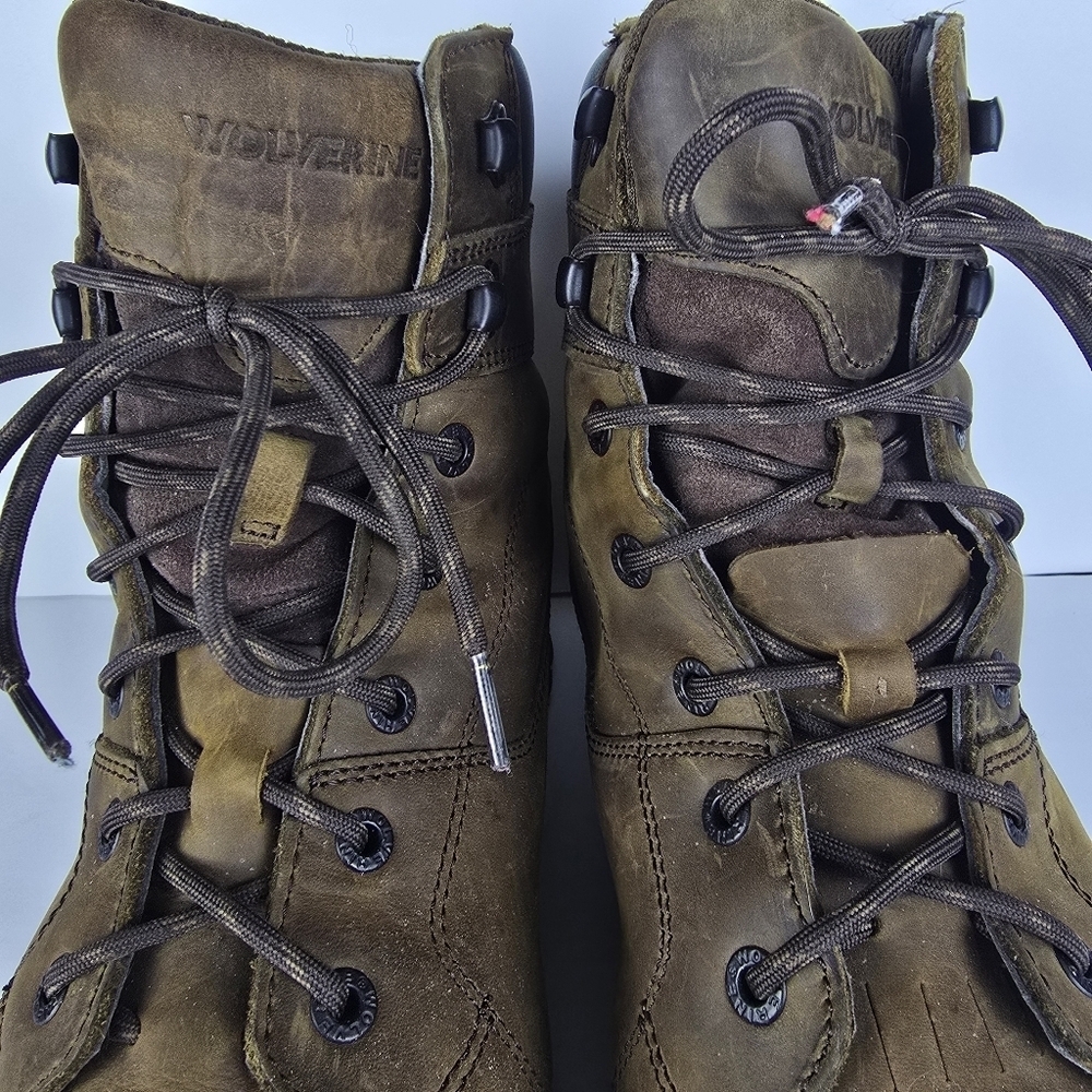 WOLVERINE BLACKTAIL MEN'S WORK 6"LACE UP BOOT Size 12EW Soft Toe Heavy Duty - Picture 3 of 13